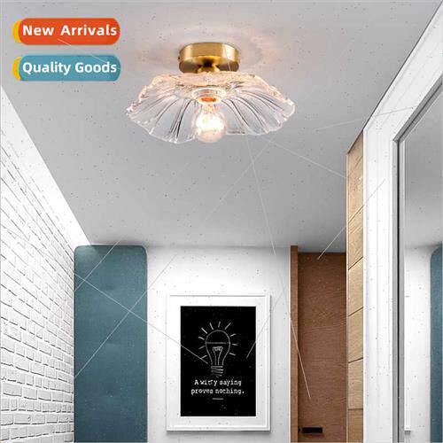Glass corridor aisle staircase light copper entry door entra