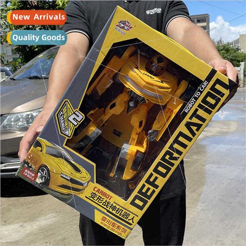 Boys transming mech man toy car transming warrior robot big
