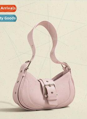 Armp bag niche premium sense baguette bag 2023 new leather s
