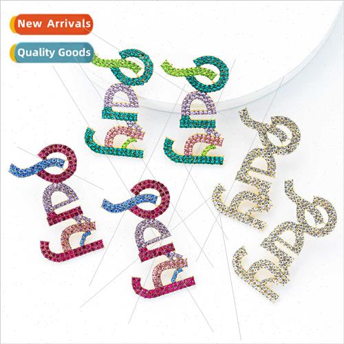 new earring Europe fashion party earrings super flash diamon