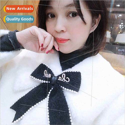 Korea vintage baroque handmade bow tie Brish college collar