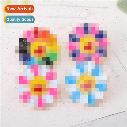 Japanese Takashi Murakami 7 Colorful Sunflower Smiley Brooch