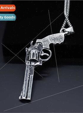 revolver pendant niche tide wh punk necklace men women fall