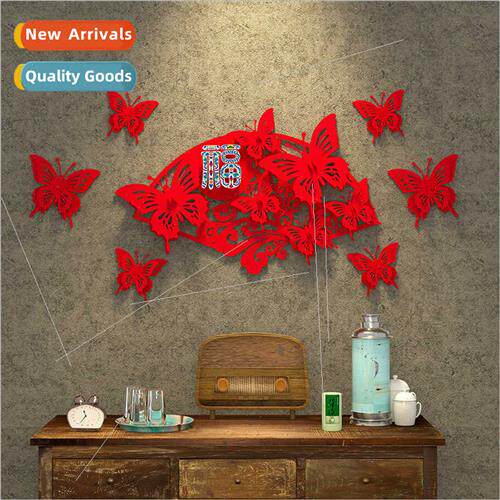 new advanced printing Fukuji couplets door stickers hollow -
