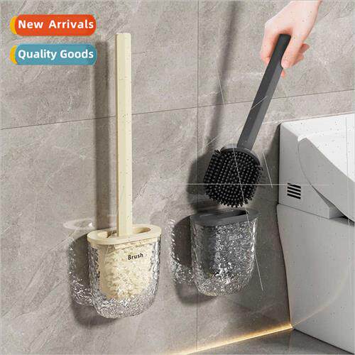 Household toilet brush set bathroom bathroom wall mounted de