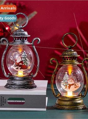 Christmas decorations vintage handheld pony lights creative