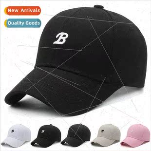 letters duck women simple baseb men small cap Korean tongue
