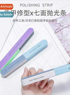 Manicure thwart special tools sponge sanding strips nail pol