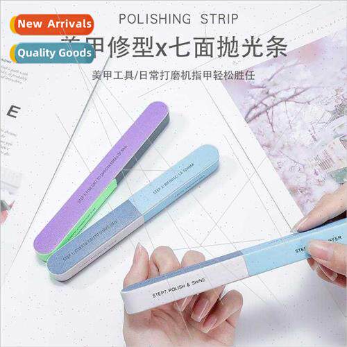 Manicure thwart special tools sponge sanding strips nail pol
