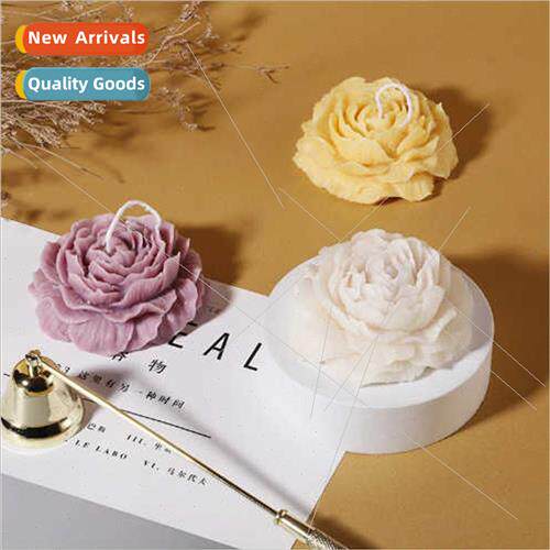 Baking Large Peony Flower Aroma Plaster Candle Mould Cake De