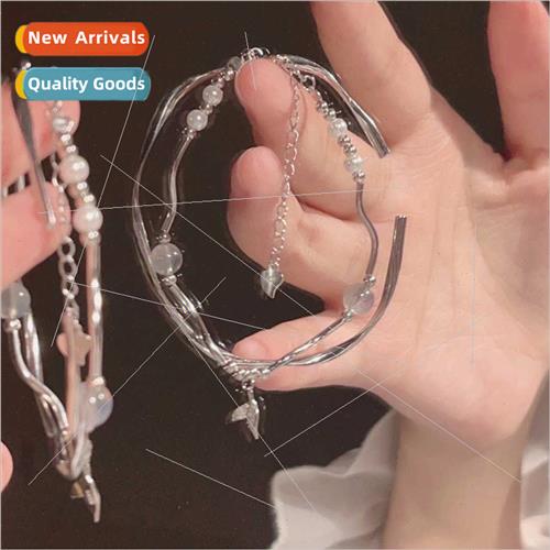 Fishtail bracelet women mobius ring bracelet ins niche moons