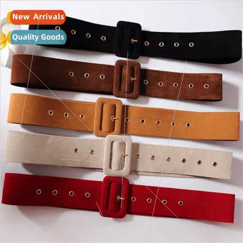 tide wide waist seal female students sweater belt simple hun