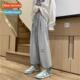 fashion sweat winter retro loos fall gray men Japanese pants
