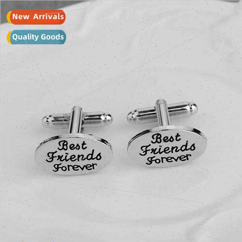 Fashion cufflinks Best friends ever good friends French cuff