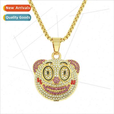Hipster hip-hop creative clown pendant necklace accessories