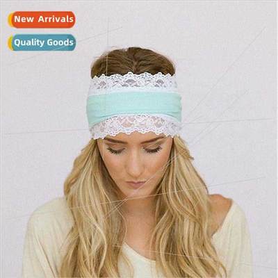 Parent-child  women hair bands bohemian wind lace edge sport