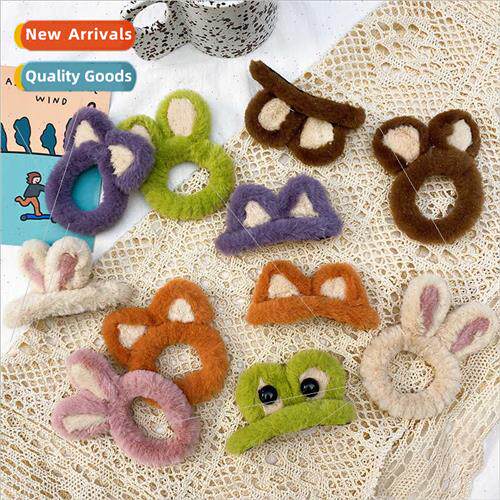 Korean  children cartoon rubber bgirls wool rabb ears cute h