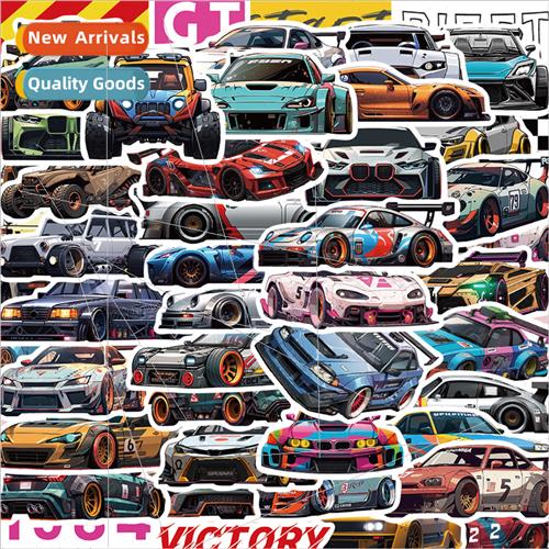 50 pcs modified car stickers graffi decoration handbook note