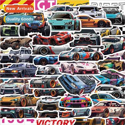 50 pcs modified car stickers graffi decoration handbook note