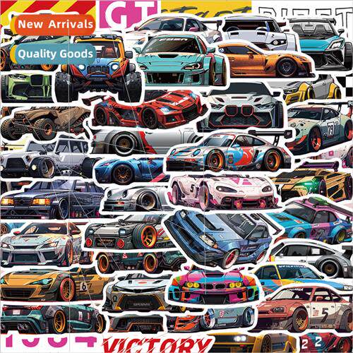 50 pcs modified car stickers graffi decoration handbook note