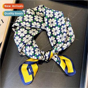 small square female Silk fashion scarf Korean fou silk