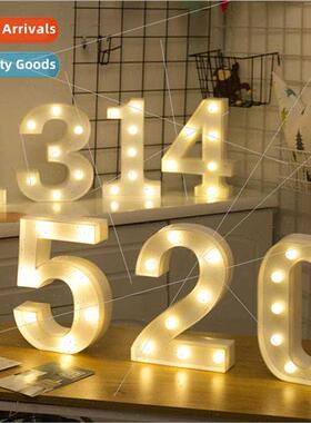 INS Christmas 26 letters lights digal lights LED symbols mod