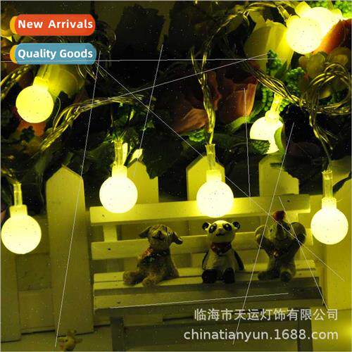 Ins wind orb light string LED color lights frosted ball ligh