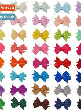 Children jewelry Europe 2inch bow hair clips baby bangs clip