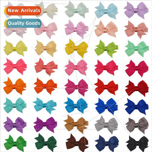 Children jewelry Europe 2inch bow hair clips baby bangs clip