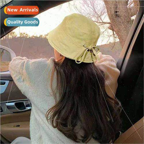 Fisherman hat female spring summer 2021 new sun hat can be f