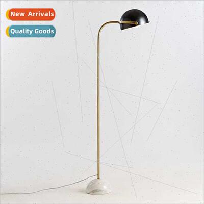 American simple marble base floor lamp designer model room d