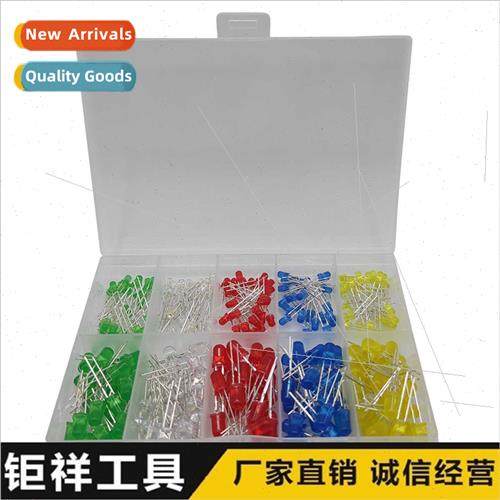 250pcs Colorful ght Emting Diode F3F5 Long Pin Short Pin Inl
