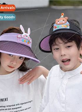 Summer children color-changing hollow top hat men girls outd