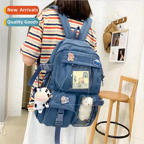 New shoulder bag female new Korean student bag leisure outdo