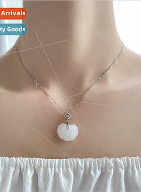 lock whe jade necklace ancient blessing lock auspicious clou