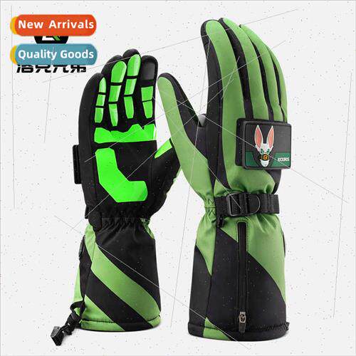 Warm riding gloves rechargeable heated electric motorcycle b