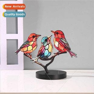 creative bird entrance Colorful room home ornaments living