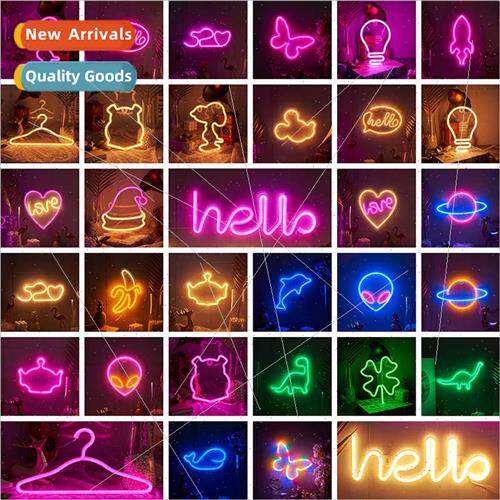 LED neon butterfly decorative lights planet new modeling lig