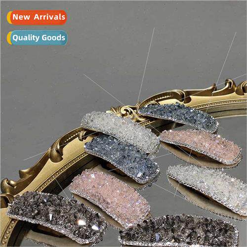 Crystal bb clip Korean sweet simple water drop square bangs