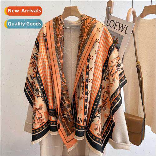 Scarf female fall winter faux cashmere lerature wh elegant l