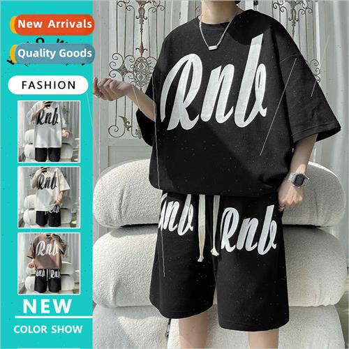 Men 2023 summer sports leisure su men short-sleeved t shirt