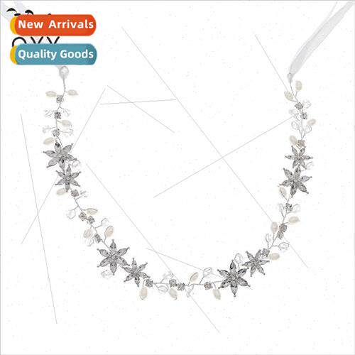 Headdress Europe simple ins Mori system handmade pearl acces