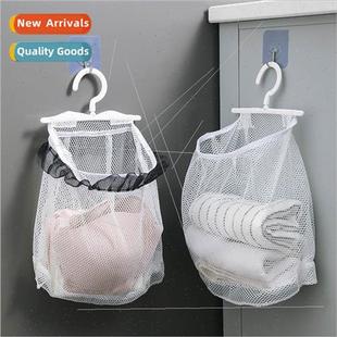 hanging wall dirty clothes hanger Bathroom basket organizer