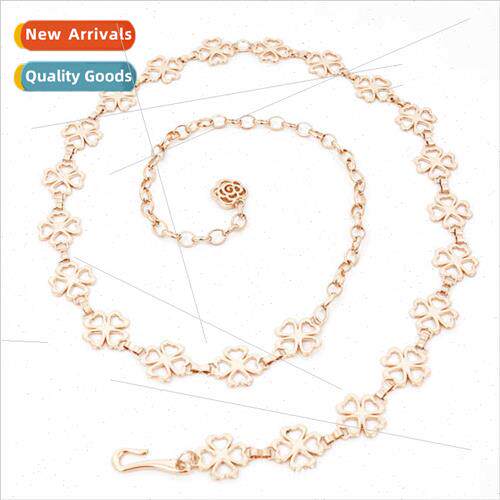 Fashion Europe Women Waist Chain Gold Decoration Dress Waist