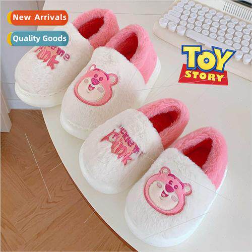 Casual warm girls plush cotton slippers cartoon Toy Story st