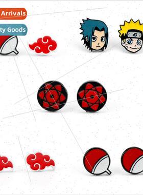 Japans anime Naruto Naruto Kakashi earrings drop oil cute ca