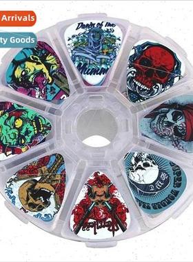 50pcs Colorful Pattern Guar Plectrum Set Musical Instrument