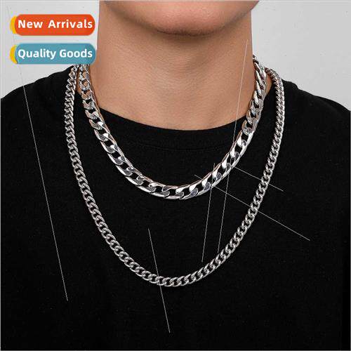Hip Hop Double Layer NK Men Necklace  Thick Chain Atmosphere
