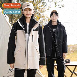 set men down twoPCS jacket couple Outdoor goose 2023