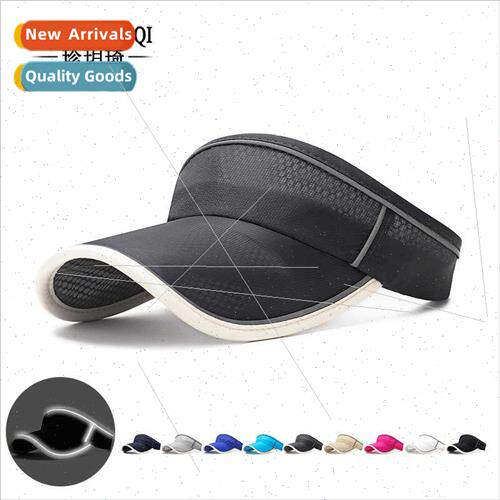 Shade sunscreen hollow top hat female summer running sports